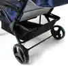 Gaggle® Odyssey™ Quad Stroller, Navy/Gray