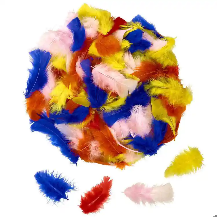 Artful Goods® Feathers, Hot Colors