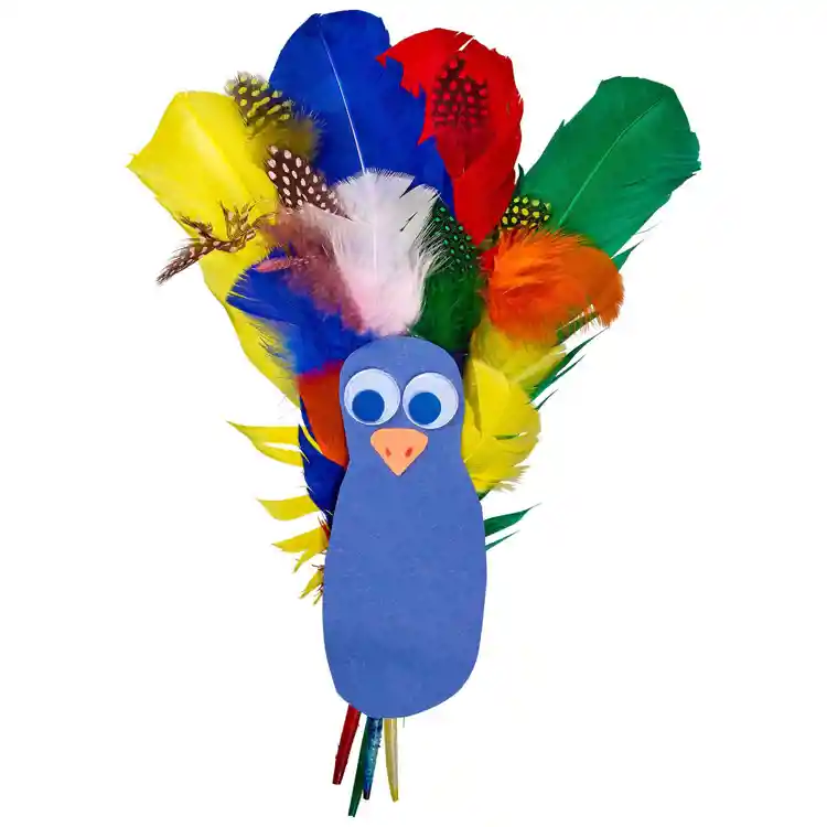 Artful Goods® Feathers, Hot Colors