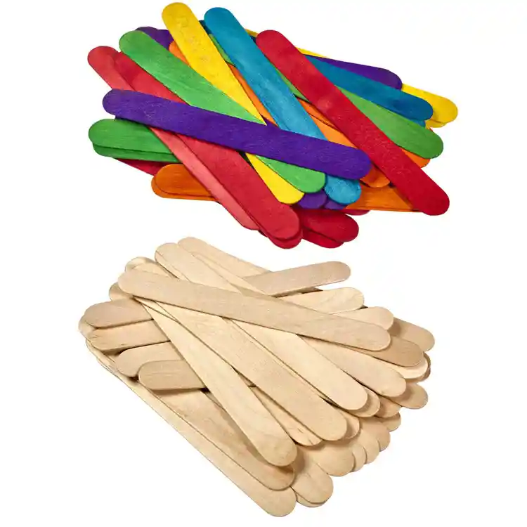 Artful Goods® Wood Craft Sticks, Jumbo Size