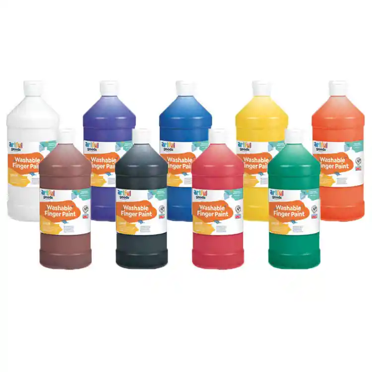 Artful Goods® Washable Finger Paint Quart Set