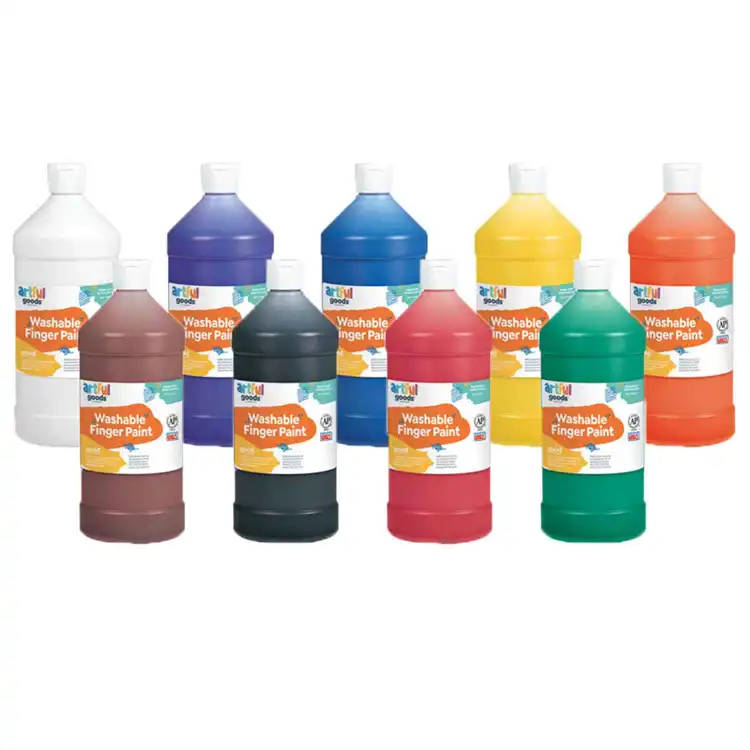 Artful Goods® Washable Finger Paint Quart Set