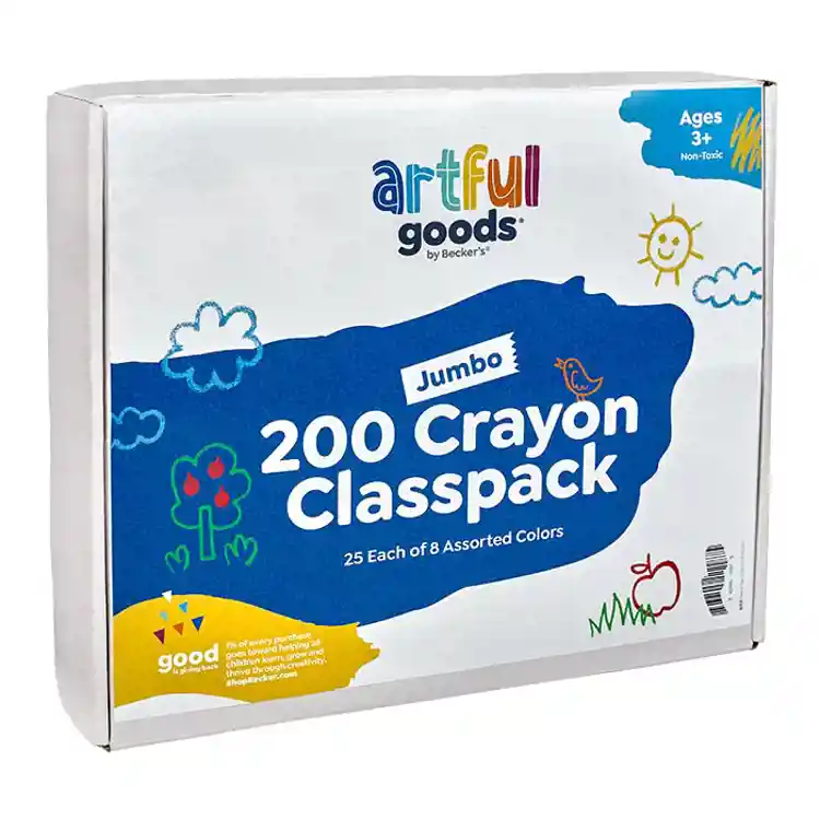 Artful Goods® Jumbo Crayon Classpack