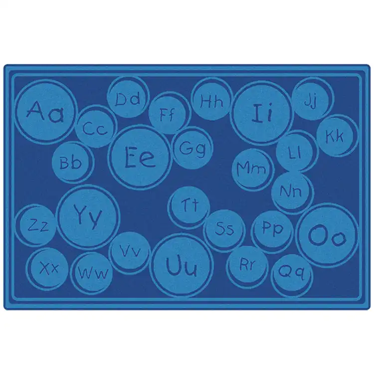 Alphabet Bubbles Seating Rug