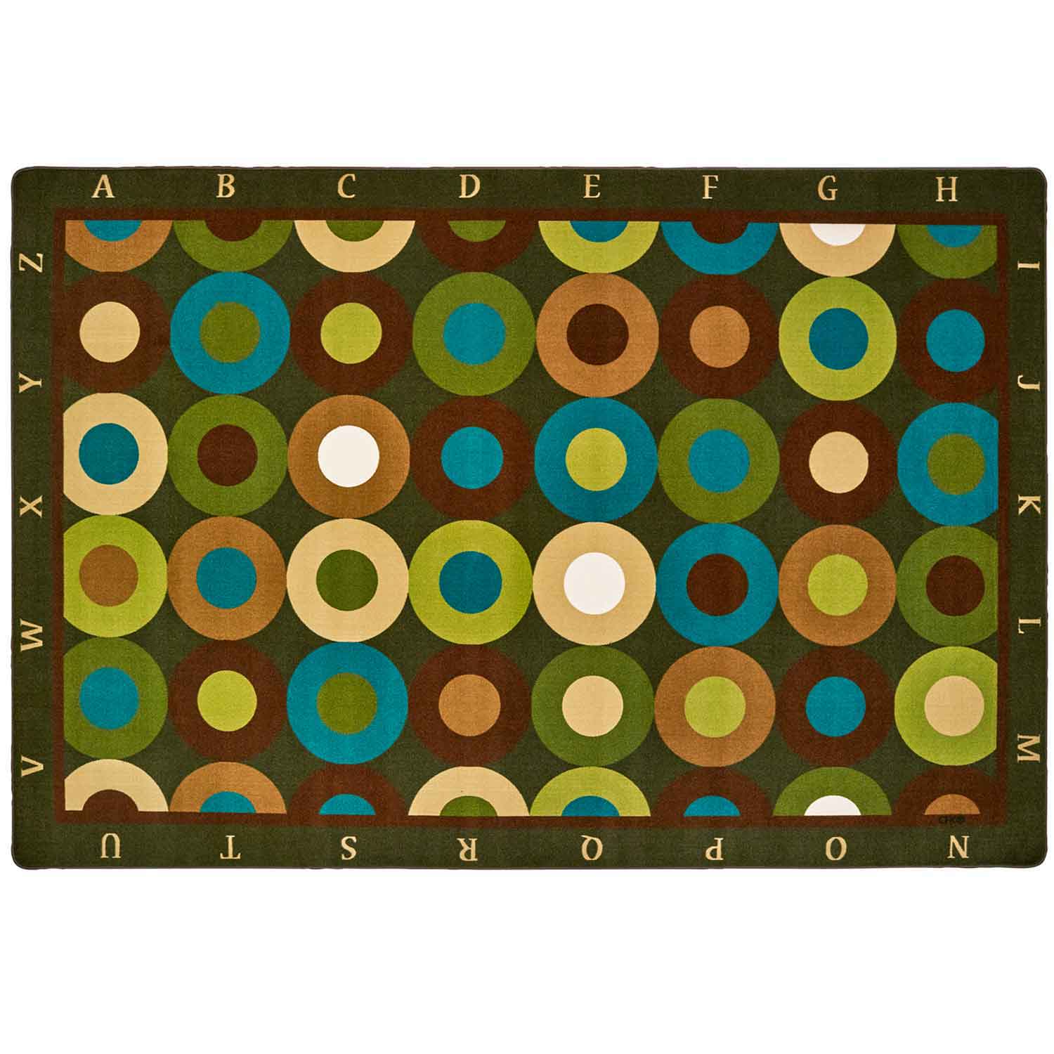 Alphabet Calming Circles Classroom Rugs | Becker's