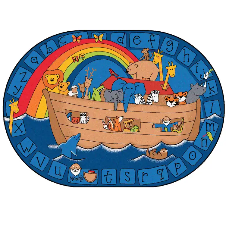 Alphabet Noah Classroom Rug