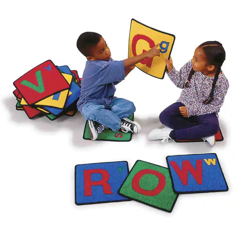 Alphabet Rug Squares