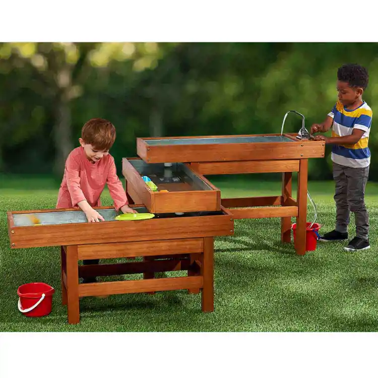 Outdoor Water and Sand Table with Pump