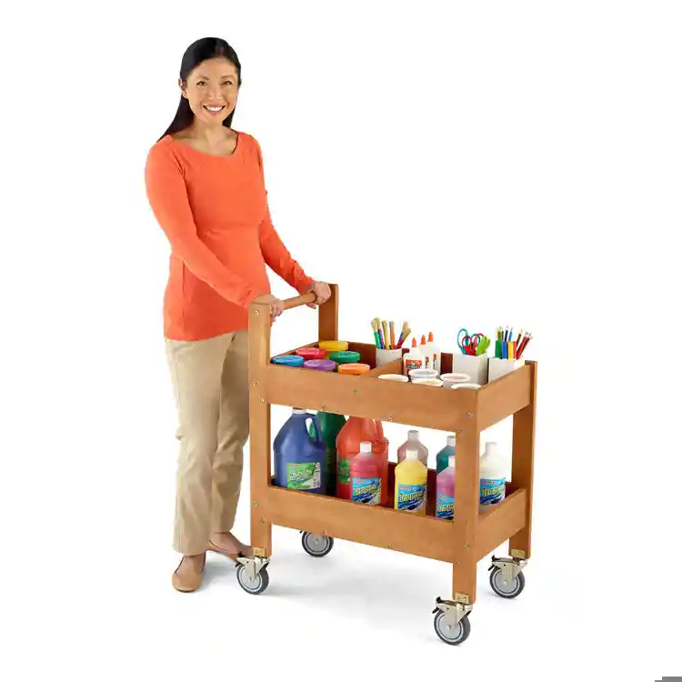 Outdoor Paint Wall & Supply Cart