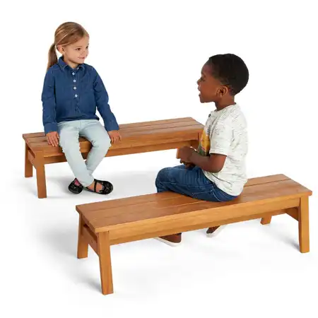 Outdoor Wooden Benches