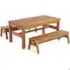 Wood Table & Benches