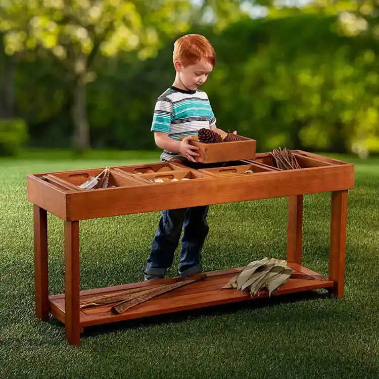 Outdoor Sorting Table & Boxes Set