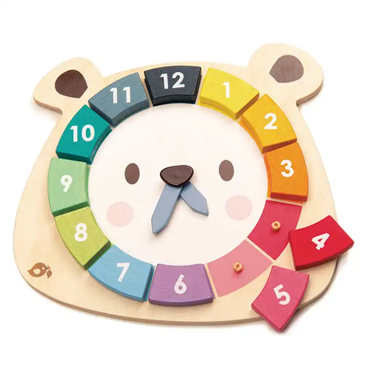 Bear Colors Clock Puzzle