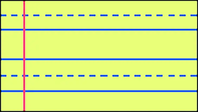 Becker's Cursive Practice Paper, Newsprint