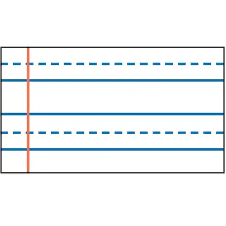 Becker's Cursive Practice Paper, White