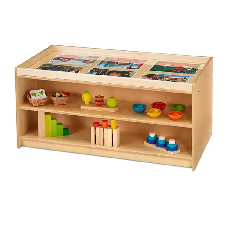 Becker's Infant & Toddler Look-and-See Double-Sided Shelf