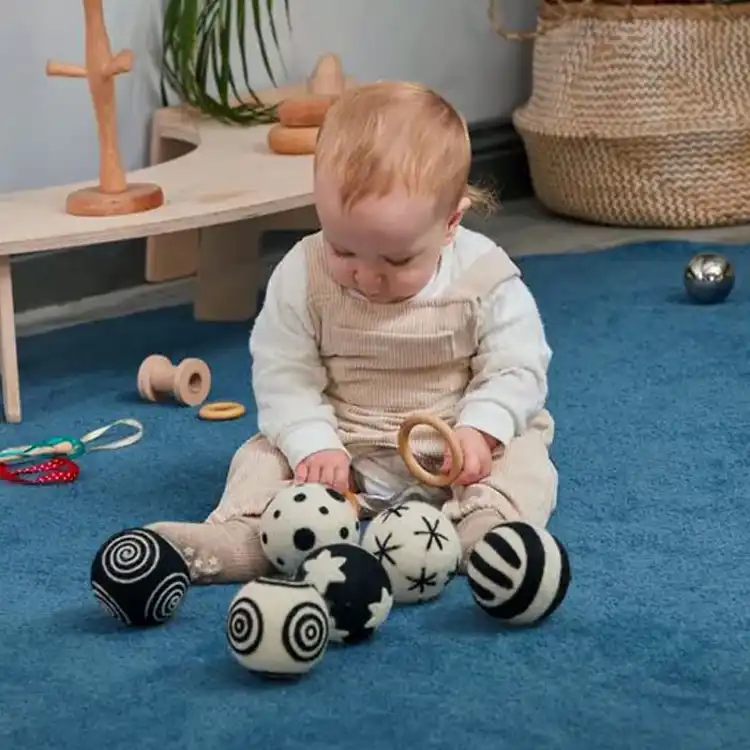Black & White Patterned Balls