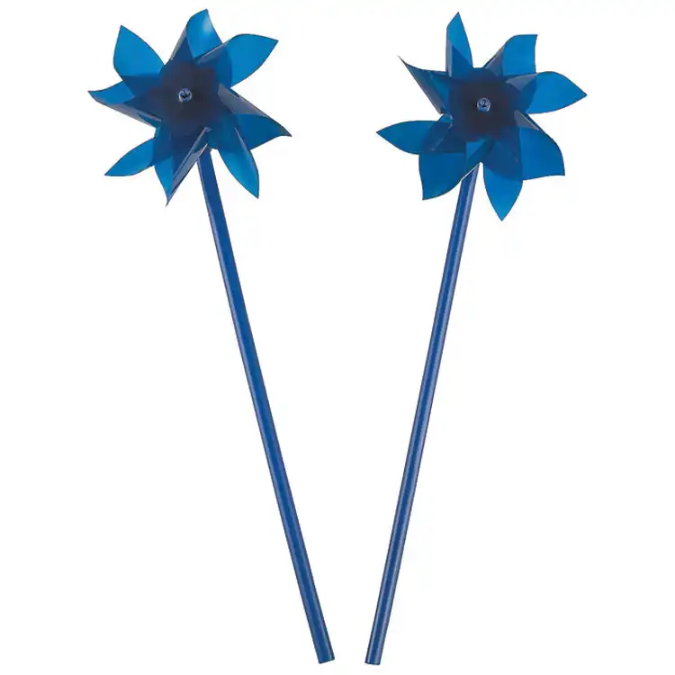 Blue Pinwheels