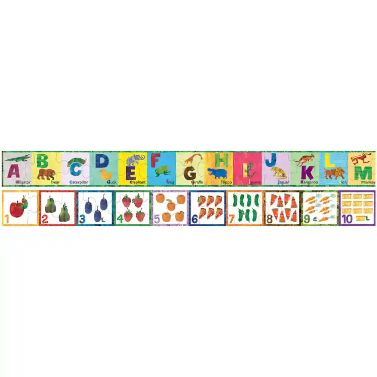 Double-Sided Alphabet & Counting Floor Puzzle