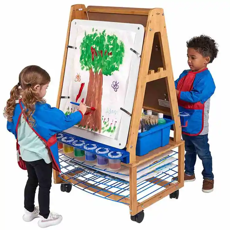 Bamboo Double-Sided Art Easel