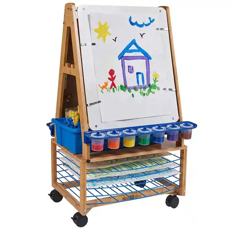 Bamboo Double-Sided Art Easel