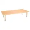 Becker's Beginnings Infant & Toddler Activity Table, Rectangle 30" x 60", Maple