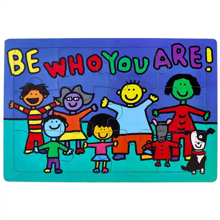 Becker's Todd Parr Be Who You Are Puzzle Set