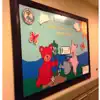 Burlap Cork Bulletin Board, Black with Black Frame