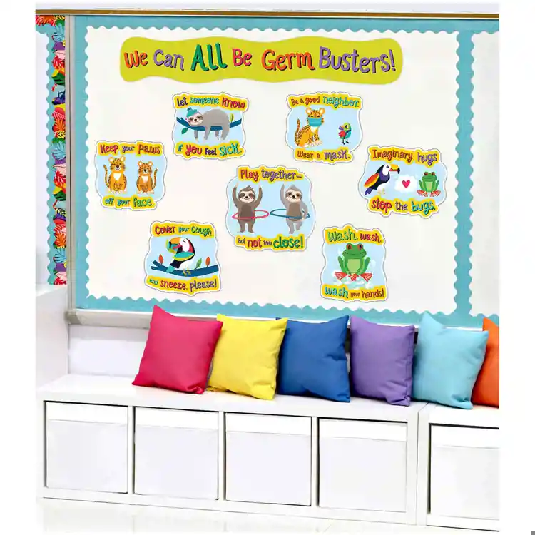 One World Germ Busters Bulletin Board Set