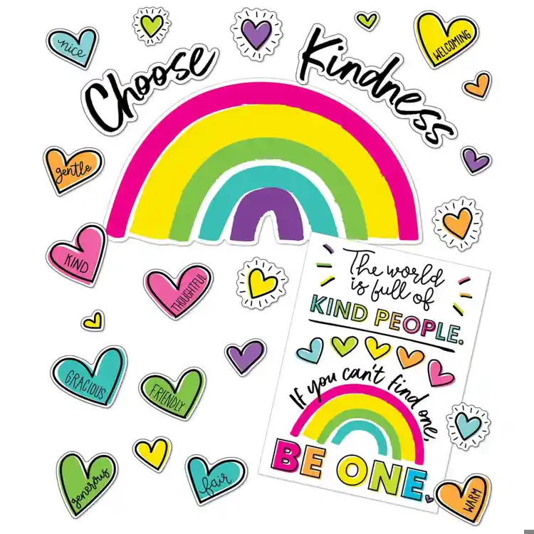 Kind Vibes Choose Kindness Bulletin Board Set