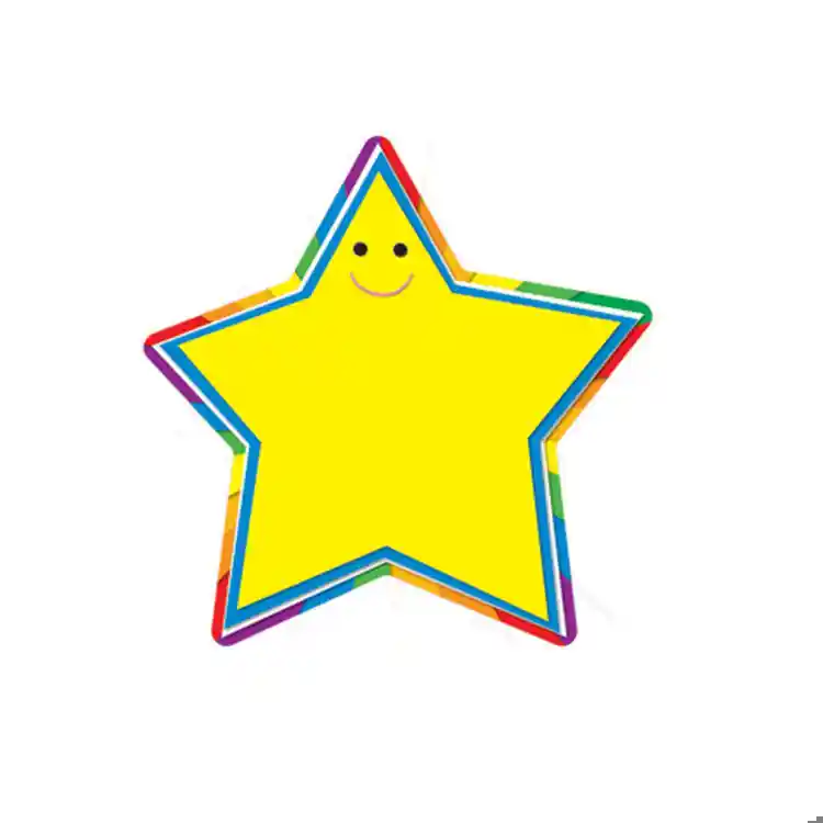 Star Colorful Cut-Outs