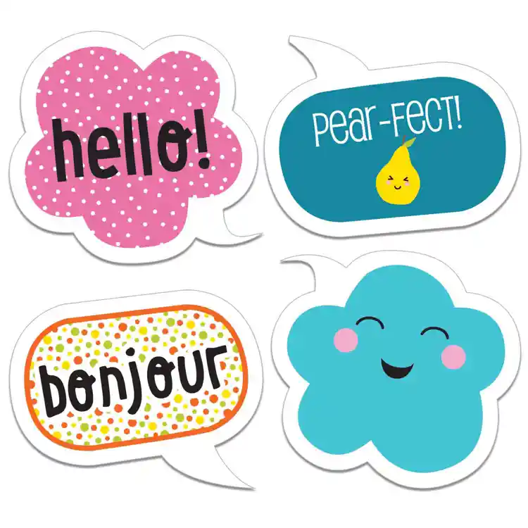 School Pop Happy Talk Cut-Outs