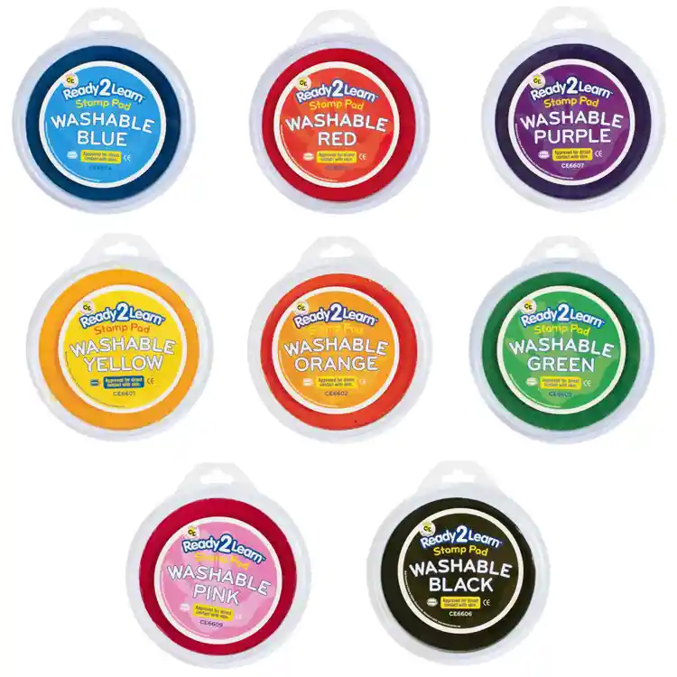 Jumbo Circular Washable Stamp Pads