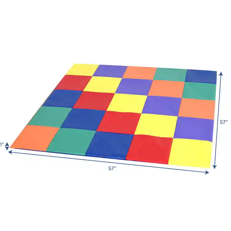 Patchwork Crawly Mat, Primary