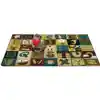 KIDSoft™ Alphabet Blocks Classroom Rug, Nature's Colors