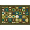 Calming Circles Classroom Rug, Nature's Colors