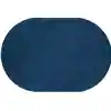 Mt. St. Helens Solid Color Classroom Carpet Collection, Blueberry, Oval 8'3" x 11'8"