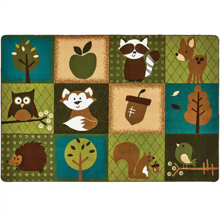 KIDSoft™ Nature's Friends Toddler Classroom Rug