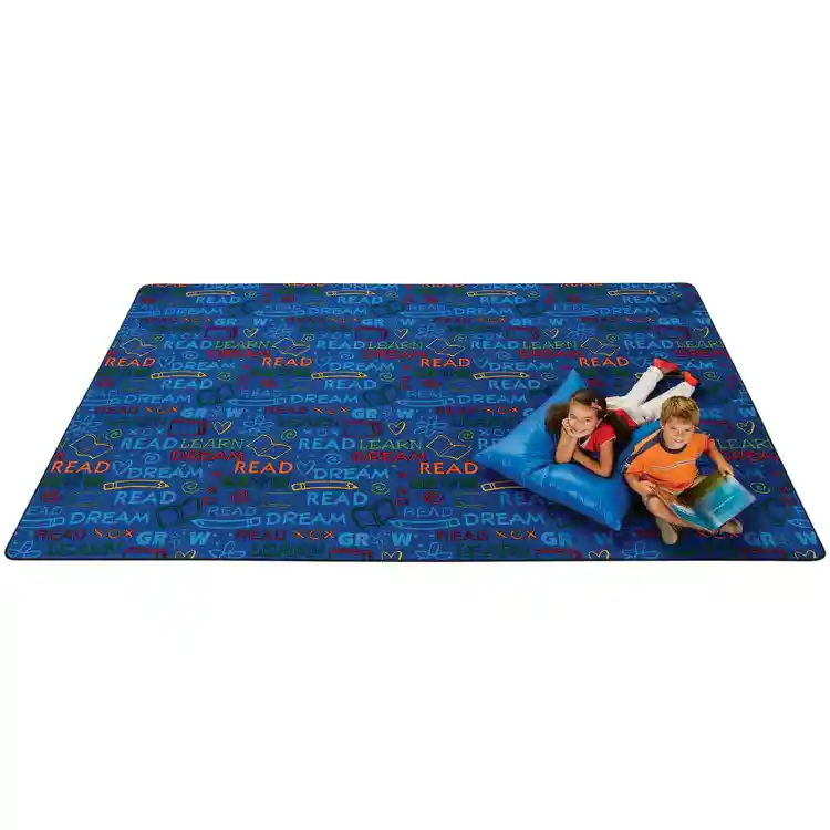 Read to Dream Pattern Classroom Rug