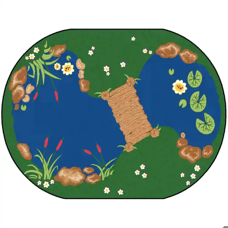 The Pond Classroom Rug