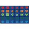 Simple Shapes Seating Classroom Rug