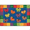 KIDSoft™ 123 ABC Butterfly Classroom Rug