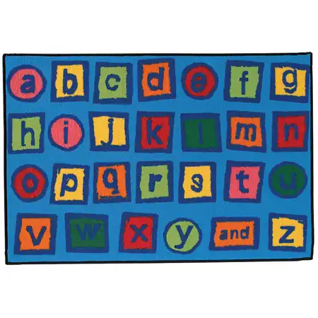 KID$ Value Classroom Rugs™, Alphabet Blocks