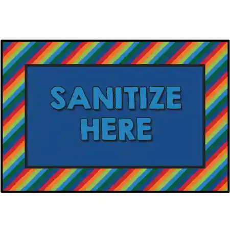 Healthy Habits Collection™ Sanitize Here Mats