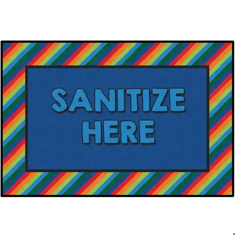 Healthy Habits Collection™ Sanitize Here Mats