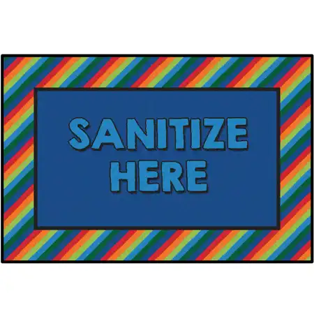 Healthy Habits Collection™ Sanitize Here Mats