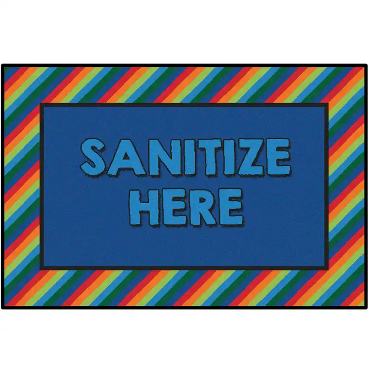 Healthy Habits Collection™ Sanitize Here Mats