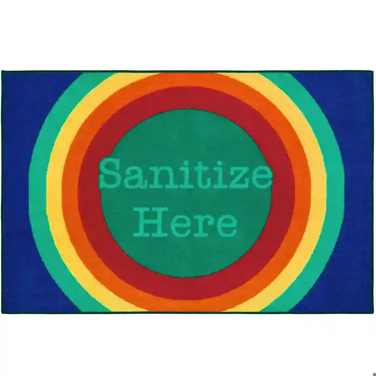 Healthy Habits Collection™ Sanitize Here Mats