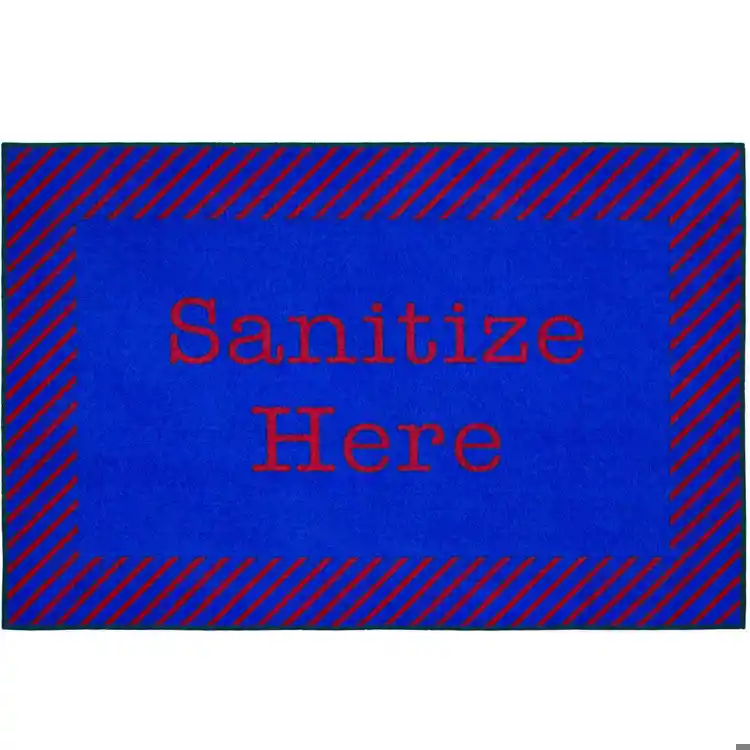 Healthy Habits Collection™ Sanitize Here Mats