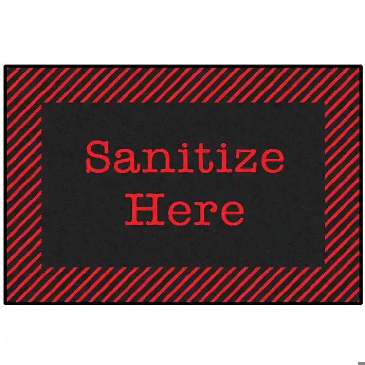 Healthy Habits Collection™ Sanitize Here Mats